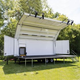 Showmobile® Mobile Stage and Canopy